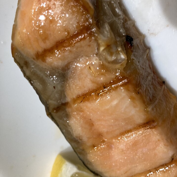 鮭のレモネード焼き